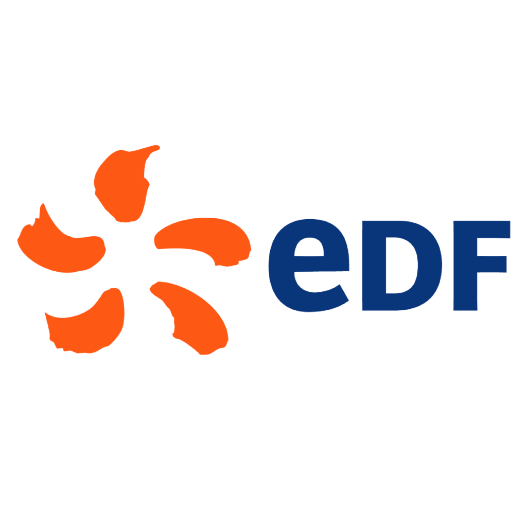 Le logo d'EDF est affiché ici pour mettre en avant son partenariat avec AKTISEA dans l'optimisation de la politique handicap de l'entreprise. Chez AKTISEA, entreprise adaptée, nous sommes engagés pour plus d'inclusion.