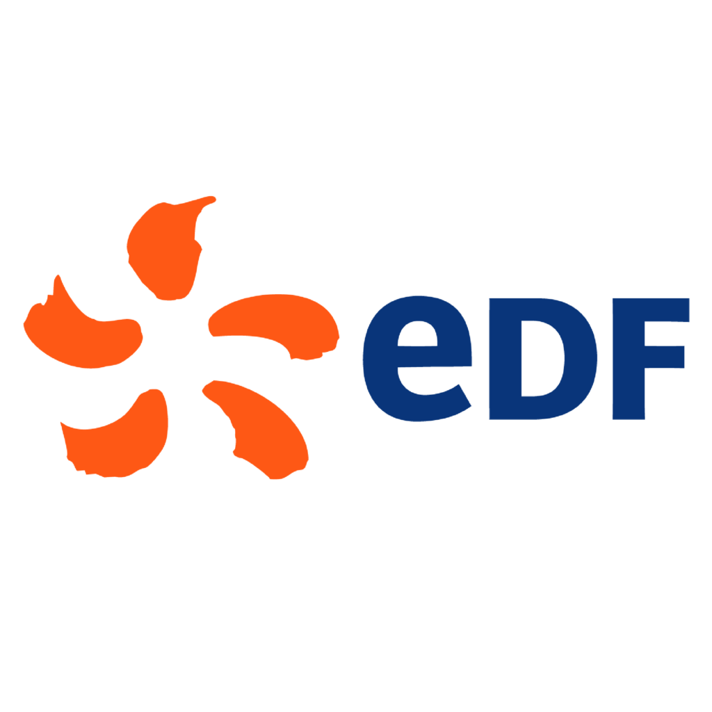 Le logo de EDF est affiché ici pour mettre en avant son partenariat avec AKTISEA dans l'optimisation de la politique handicap de l'entreprise. Chez AKTISEA, entreprise adaptée, nous sommes engagés pour plus d'inclusion.