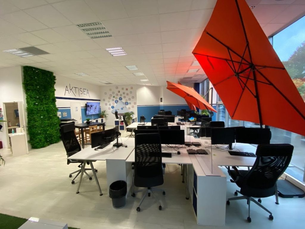 Les bureaux niçois de l'Entreprise Adaptée AKTISEA sans collaborateurs