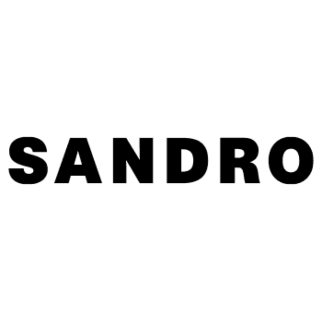 Le logo de Sandro est affiché ici pour mettre en avant son partenariat avec mavisitemedicale.fr, marque d'AKTISEA, dans la gestion des visites médicales des collaborateurs. Chez AKTISEA, entreprise adaptée, nous sommes engagés pour plus d'inclusion.