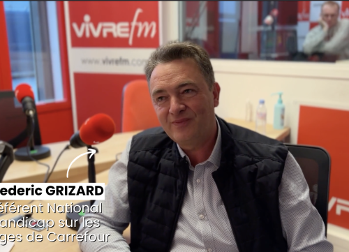 Frédéric Grizard, Référent handicap Carrefour