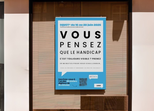 mockup évènements nationaux sur le handicap pour valoriser marque employeur