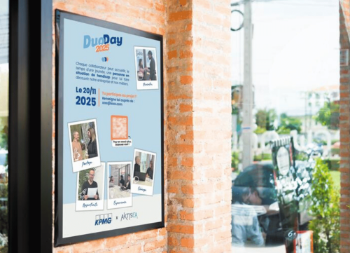 mockup évènements nationaux sur le handicap pour valoriser marque employeur